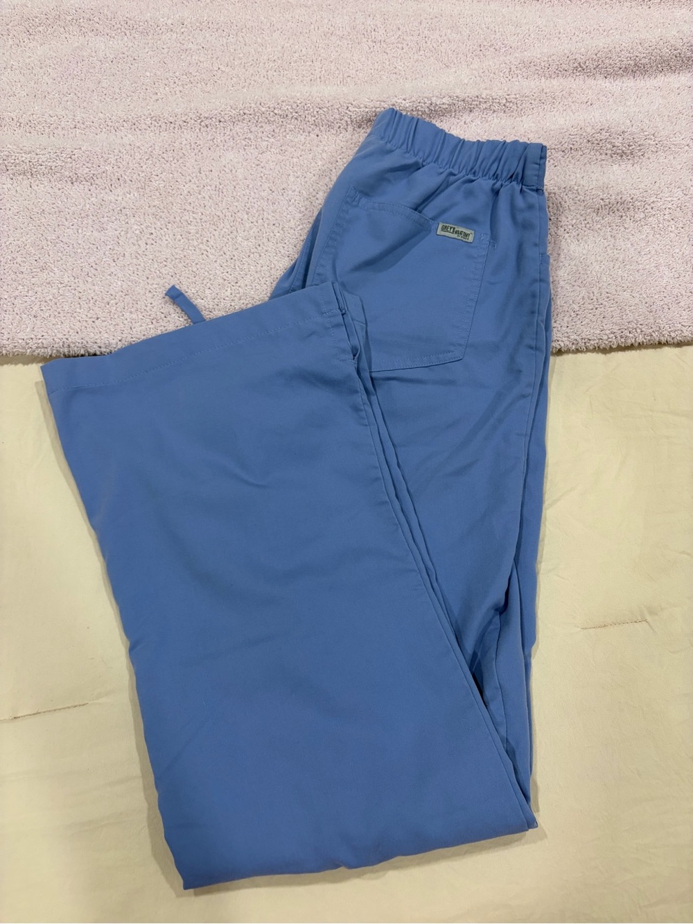 Grey's Anatomy Ceiling Blue Wide Leg Scrubs